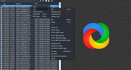 ShareX related screenshot